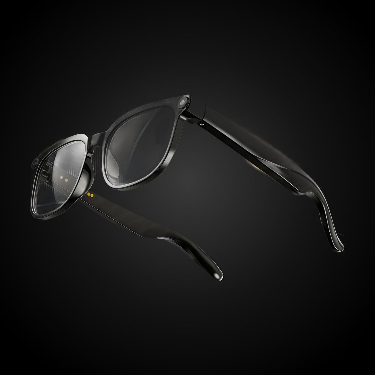 Gafas inteligentes con lentes transparentes